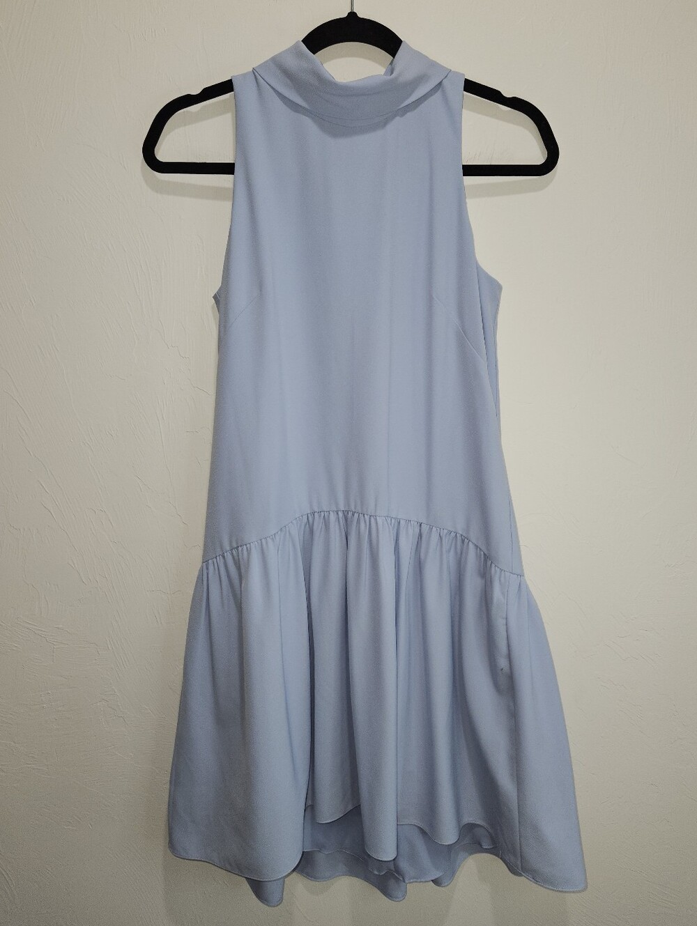 Eliza J Dress Women's Size 4 Light Blue Sleeveless Dress Drop Waist